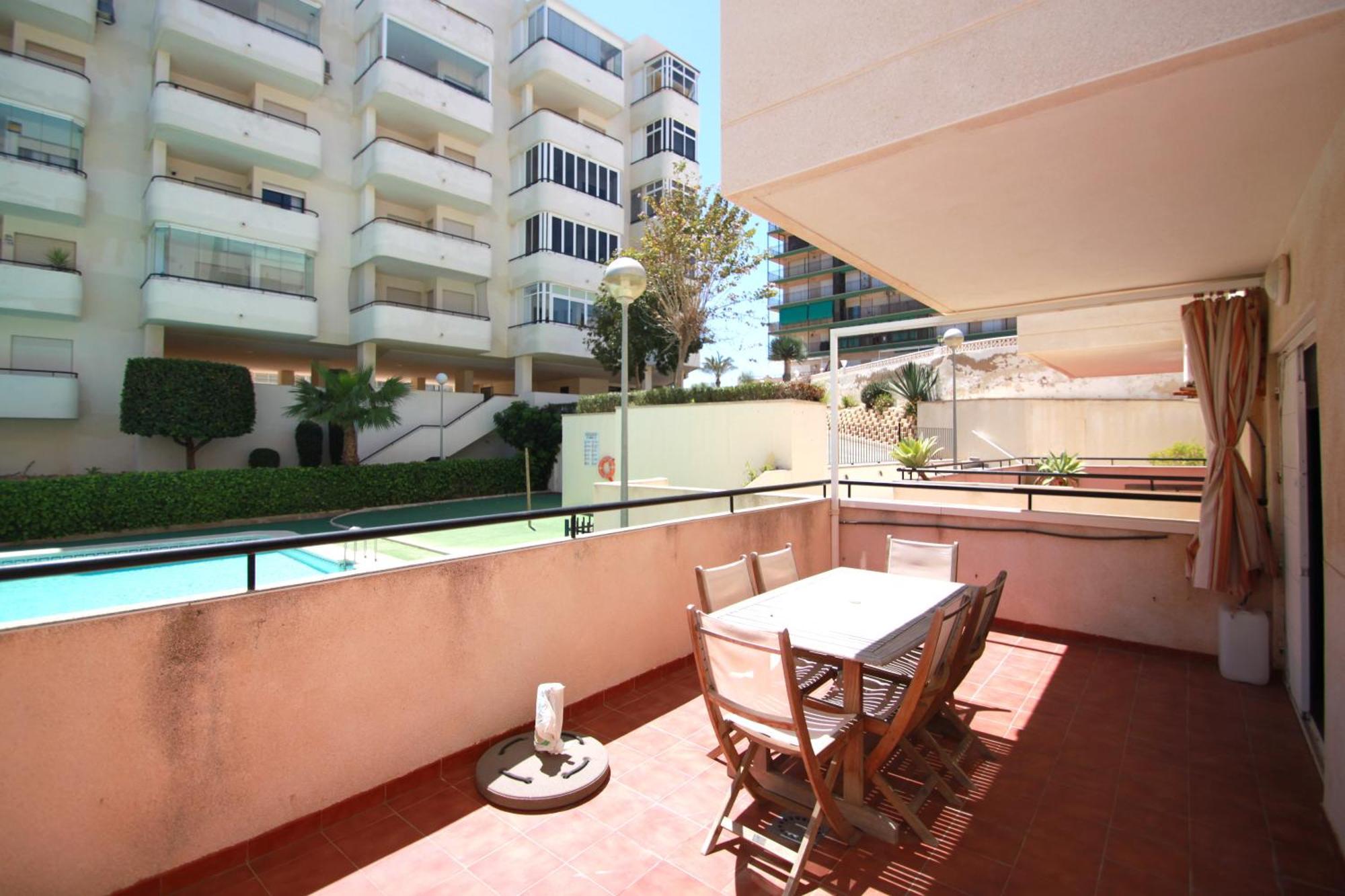 Apartamento Casaturis En Los Arenales Del Sol Ar102 Con Terraza Y Piscina Eksteriør bilde