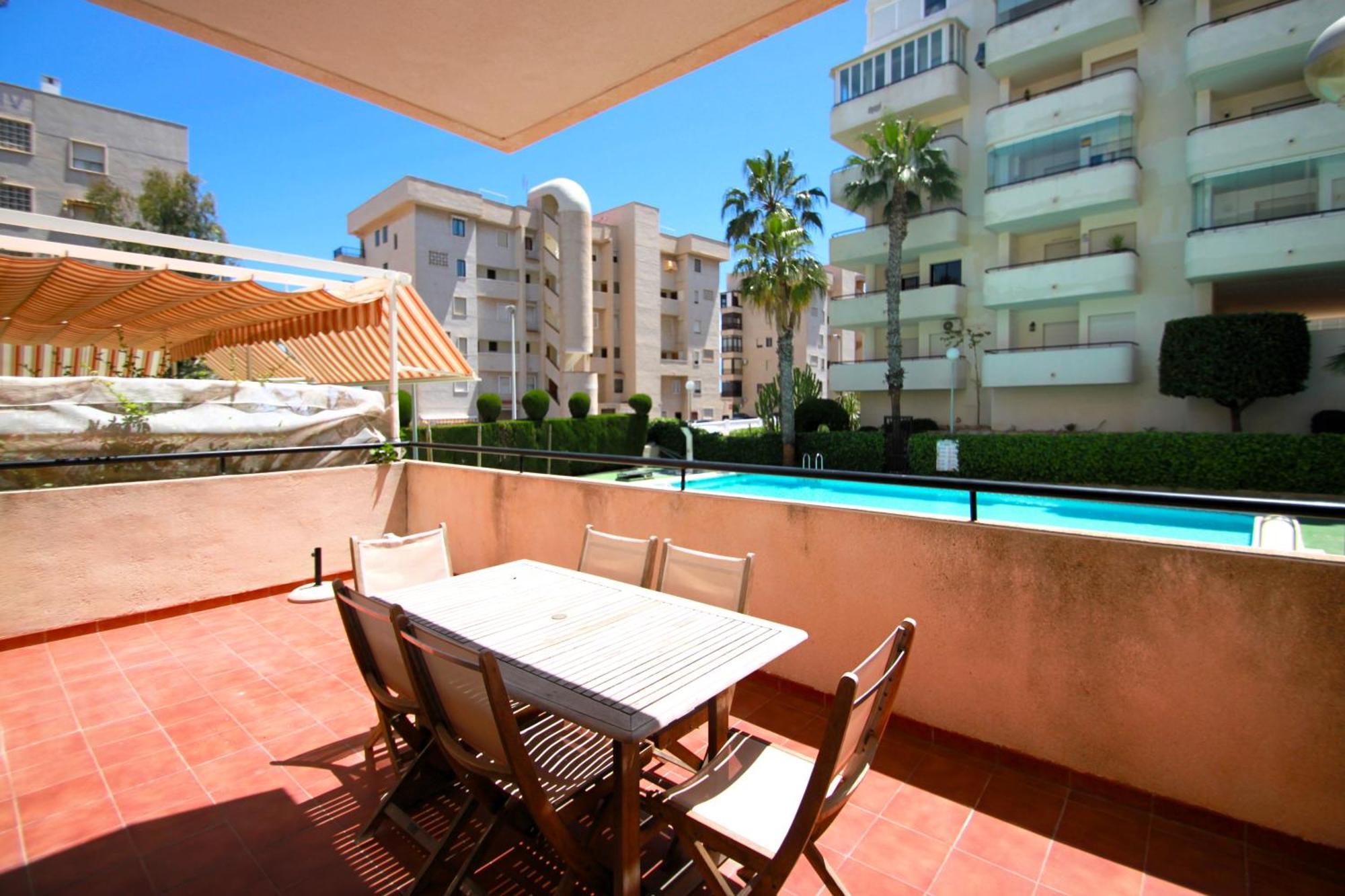 Apartamento Casaturis En Los Arenales Del Sol Ar102 Con Terraza Y Piscina Eksteriør bilde